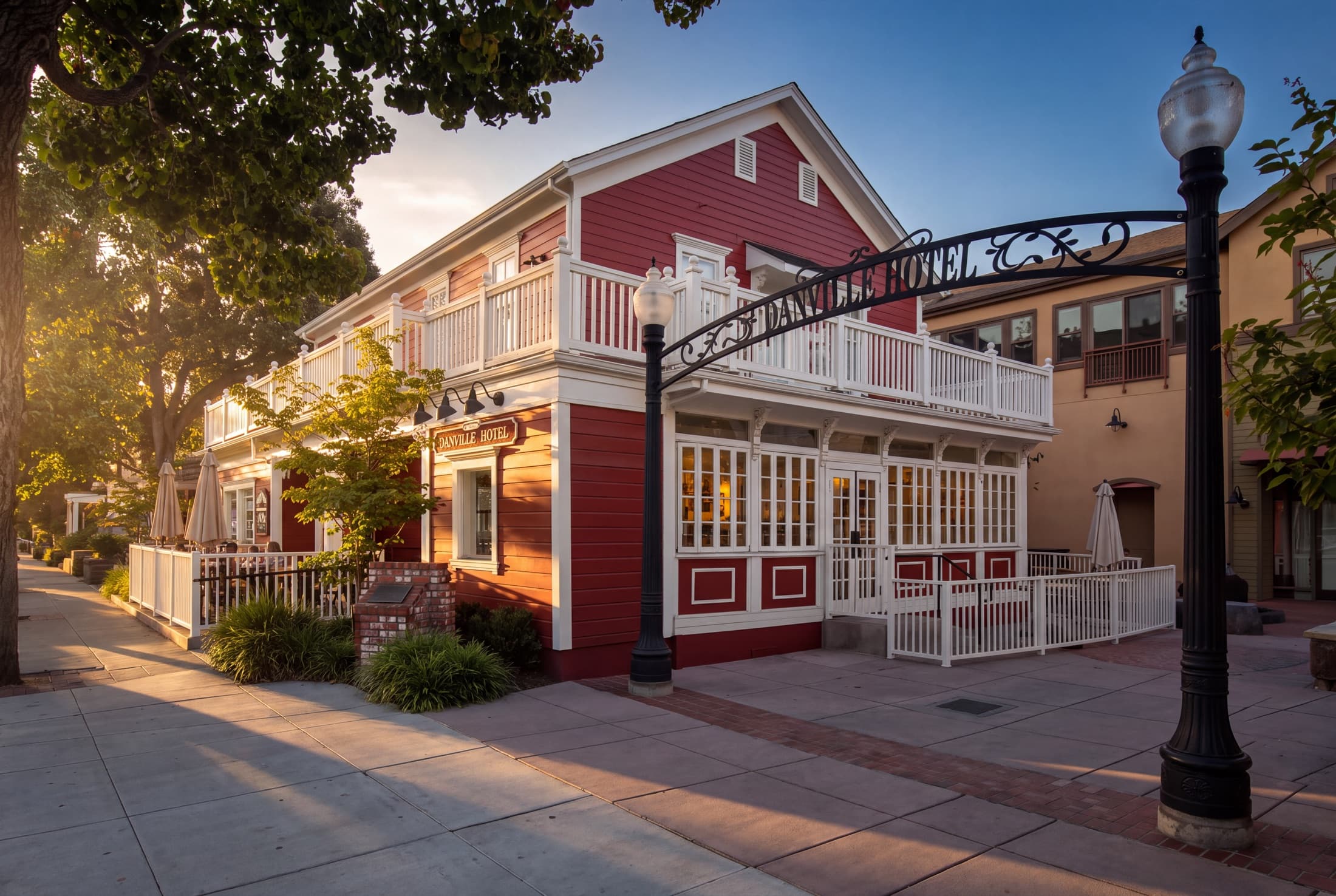 The Danville Hotel on Hartz Avenue in downtown Danville.